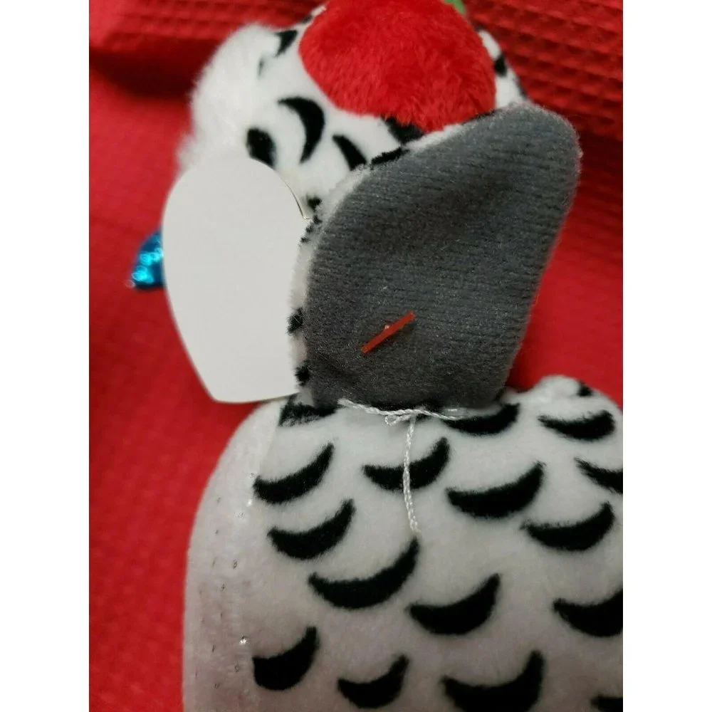 Ty Beanie Boos - NESTER the Christmas Owl (6‎ Inch) NEW - MINT with MINT TAGS 6T